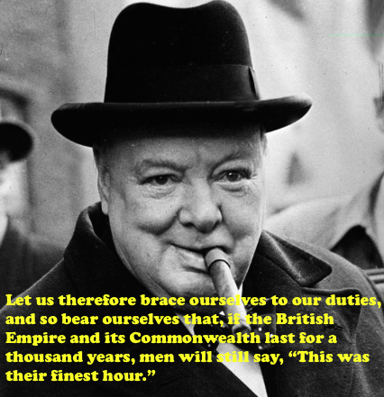 Darkest Hour Winston Churchill Quotes / Churchill Archives Centre Plays